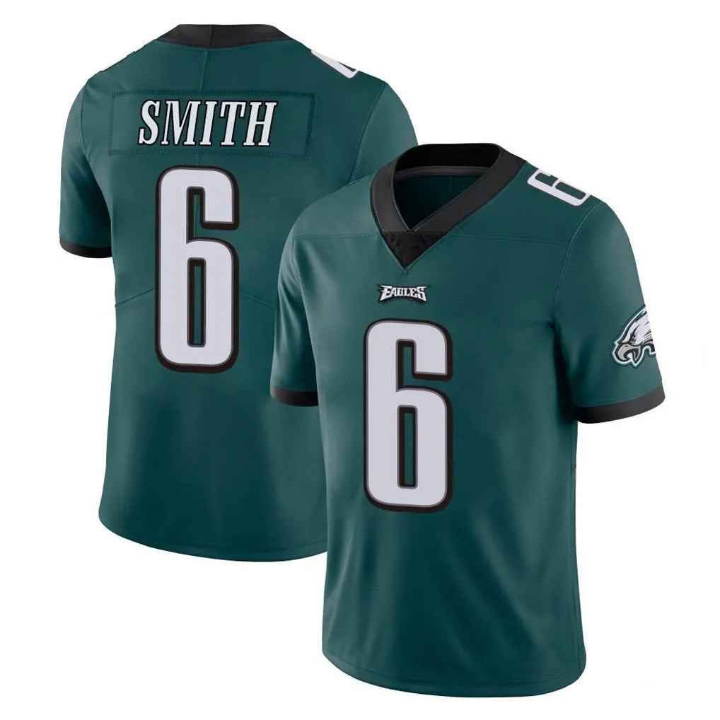 Punc P.Eagles #6 DeVonta Smith Player Team Color Green Vapor Untouchable Home Game Stitched Jerseys