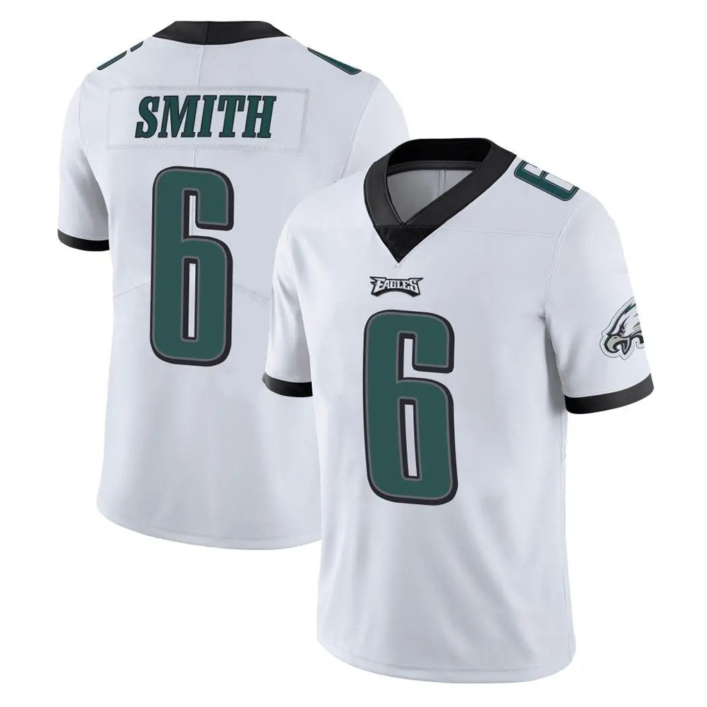 Punc P.Eagles #6 DeVonta Smith Player White Limited Vapor Untouchable Home Game Stitched Jerseys