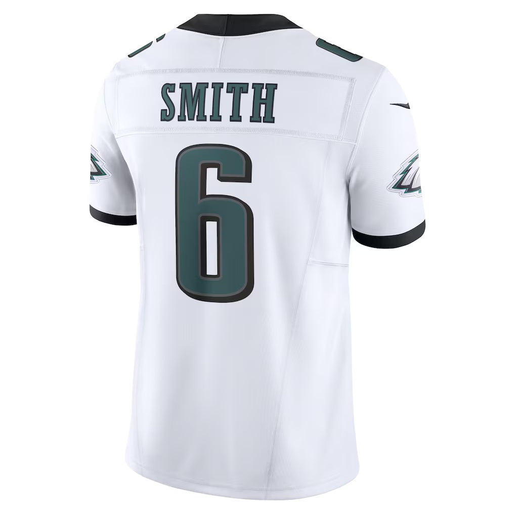 Punc P.Eagles #6 DeVonta Smith White Vapor F.U.S.E. Limited Stitched Jerseys