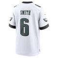 Punc P.Eagles #6 DeVonta Smith White White Game Stitched Jerseys