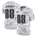 Punc P.Eagles #88 Dallas Goedert Player Arctic Camo Salute to Service Limited Game Stitched Jerseys