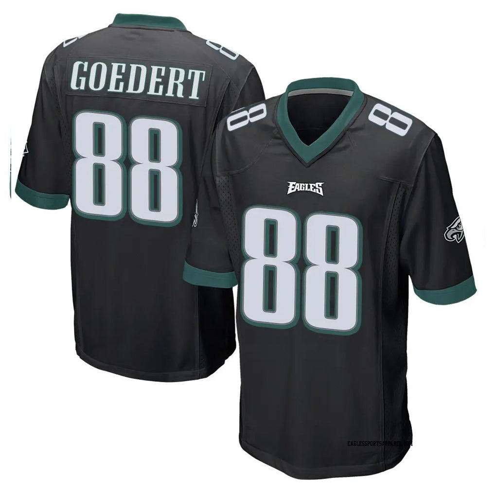 Punc P.Eagles #88 Dallas Goedert Player Black Home Game Stitched Jerseys