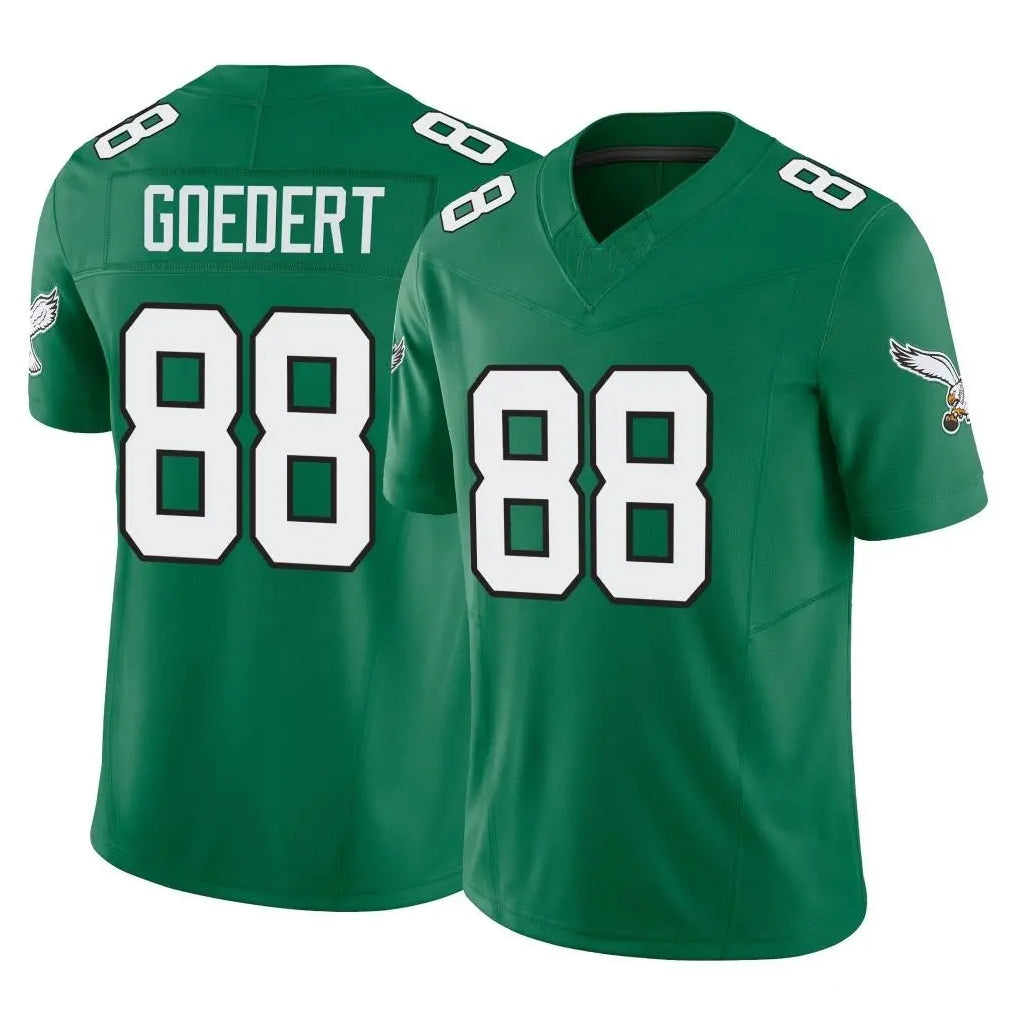 Punc P.Eagles #88 Dallas Goedert Player Green Kelly Alternate Vapor F.U.S.E. Home Game Stitched Jerseys