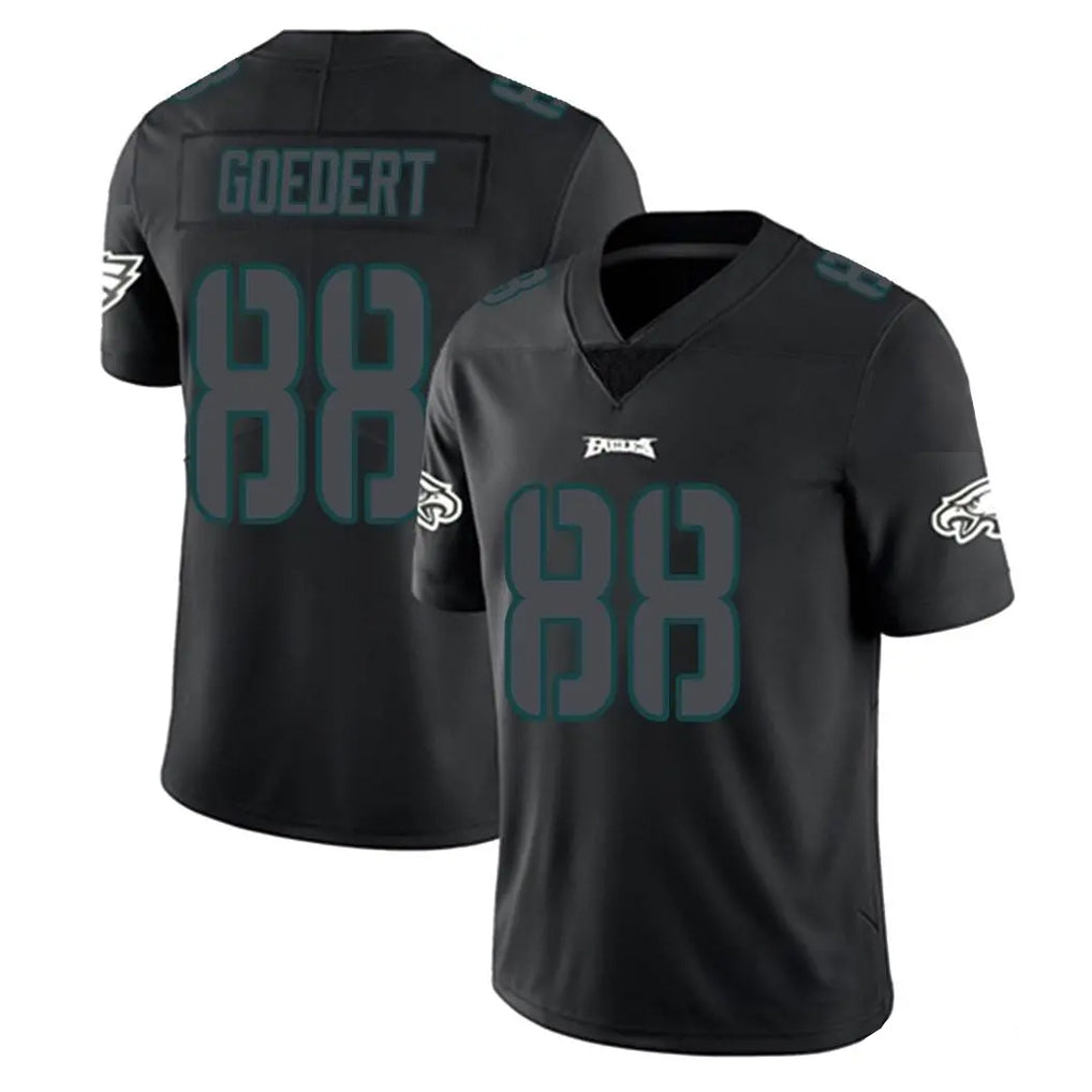 Punc P.Eagles #88 Dallas Goedert Player Limited Black Impact Home Game Stitched Jerseys