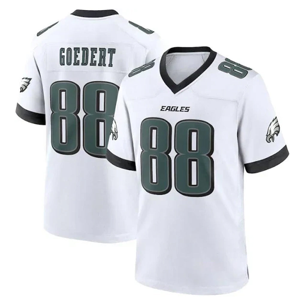 Punc P.Eagles #88 Dallas Goedert Player White Game Home Stitched Jerseys
