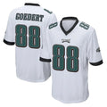 Punc P.Eagles #88 Dallas Goedert Player White Home Game Stitched Jerseys