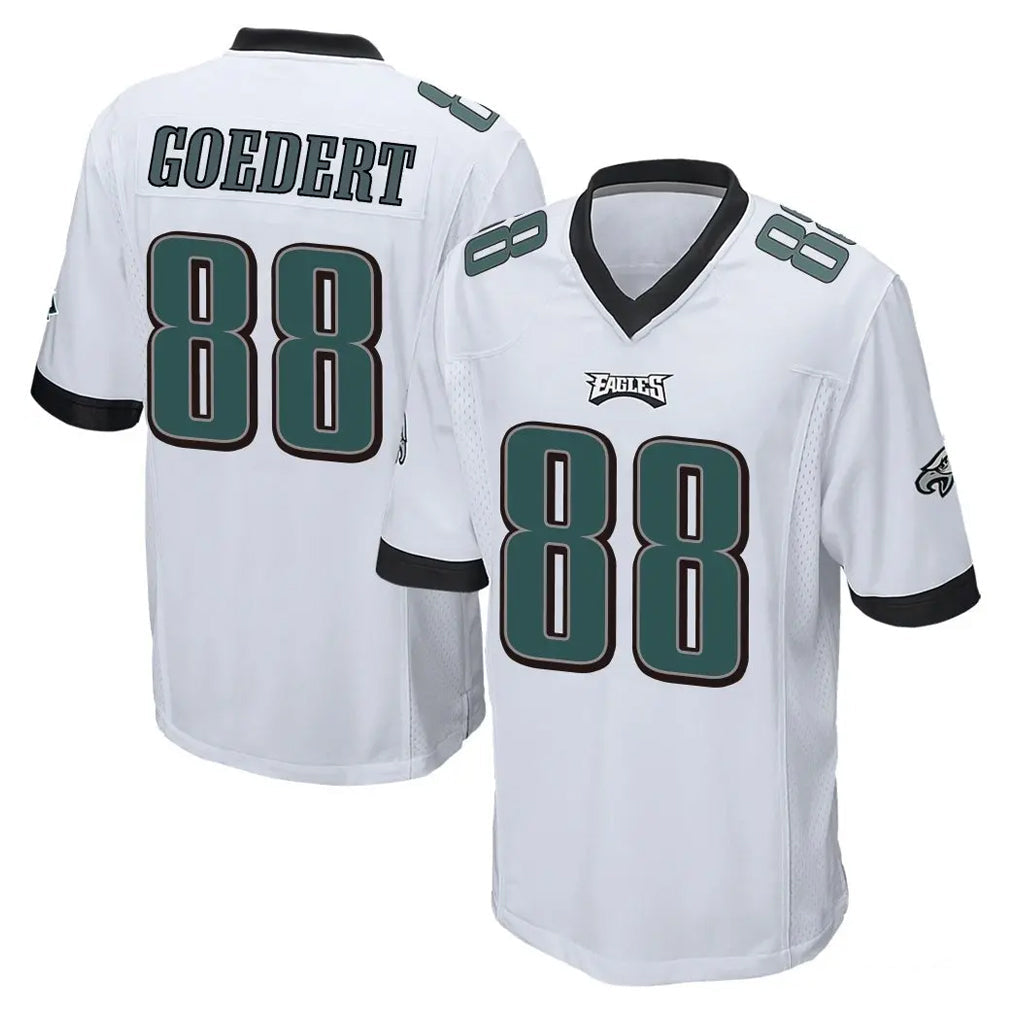 Punc P.Eagles #88 Dallas Goedert Player White Home Game Stitched Jerseys