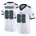 Punc P.Eagles #88 Dallas Goedert Player White Limited Vapor F.U.S.E. Home Game Stitched Jerseys