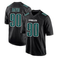 Punc P.Eagles #90 Jordan Davis Player Carbon Black Fashion Home Game Stitched Jerseys