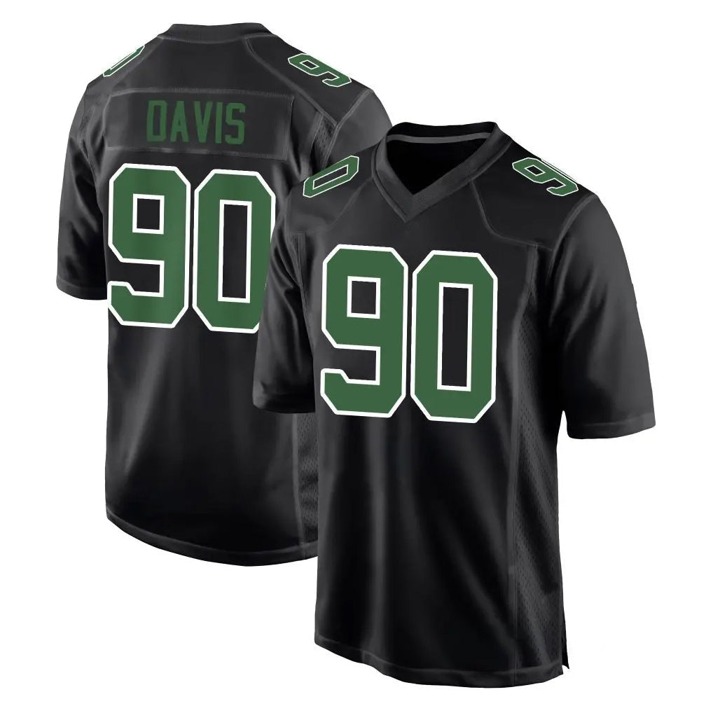 Punc P.Eagles #90 Jordan Davis Player Carbon Green Fashion Home Game Stitched Jerseys