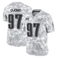 Punc P.Eagles #97 Moro Ojomo Player Arctic Camo Salute to Service Limited Game Stitched Jerseys