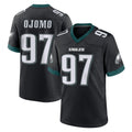 Punc P.Eagles #97 Moro Ojomo Player Black Game Home Stitched Jerseys