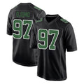 Punc P.Eagles #97 Moro Ojomo Player Carbon Green Fashion Home Game Stitched Jerseys
