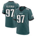 Punc P.Eagles #97 Moro Ojomo Player Green Home Game Stitched Jerseys