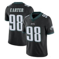Punc P.Eagles #98 Jalen Carter Player Black Limited Vapor Untouchable Home Game Stitched Jerseys