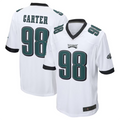 Punc P.Eagles #98 Jalen Carter White Game Stitched American Stitched Jerseys