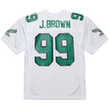 Punc P.Eagles #99 Jerome Brown Mitchell & Ness White 1991 Authentic Throwback Retired Player Jersey Stitched Puhic