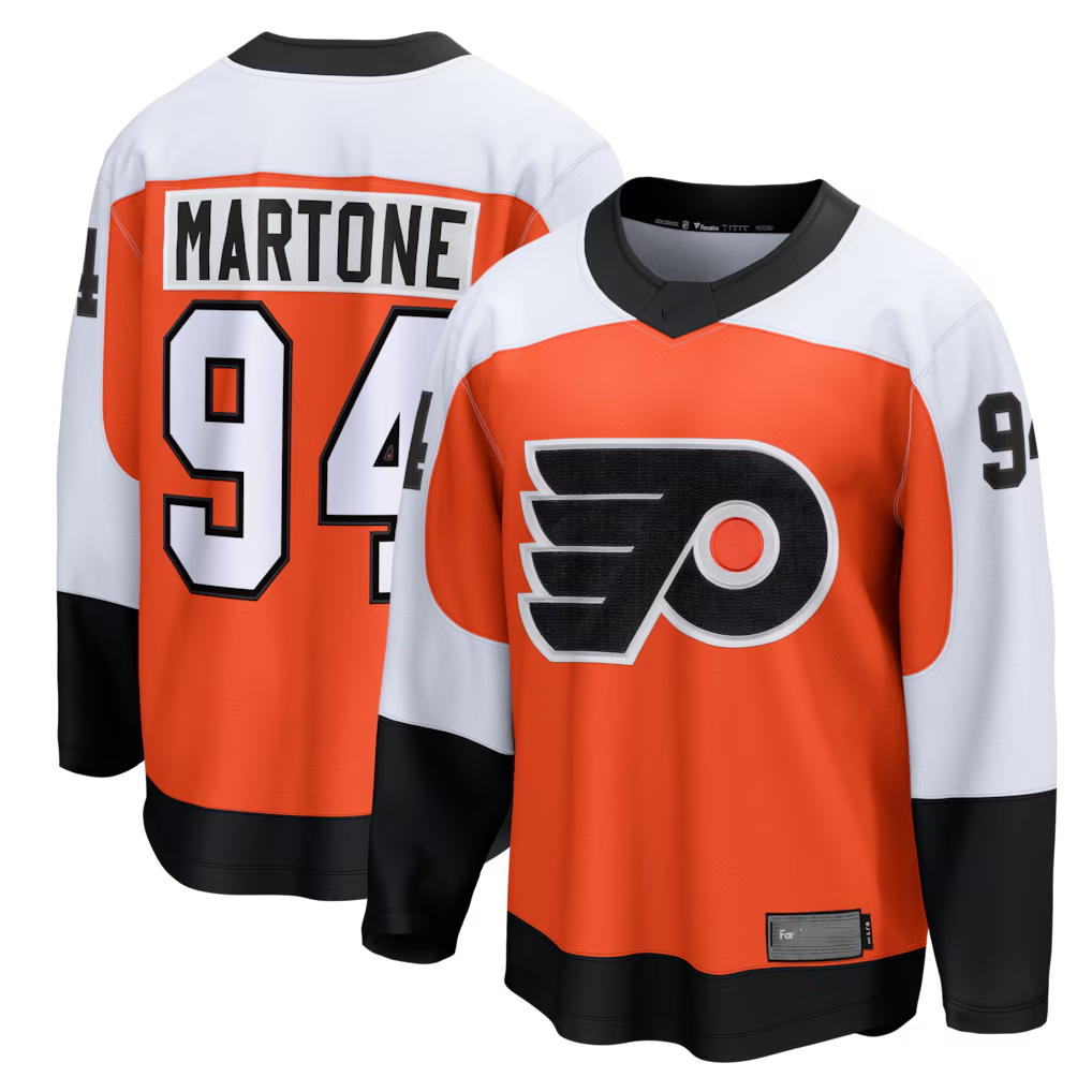 Punc P.Flyers #94 Porter Martone Orange Breakaway Jerseys
