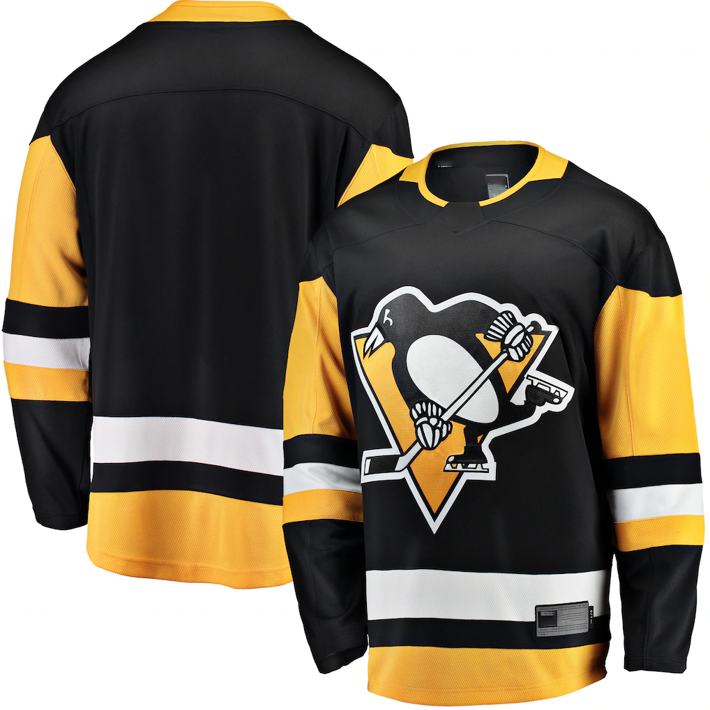 Punc P.Penguins Black Breakaway Home Jerseys