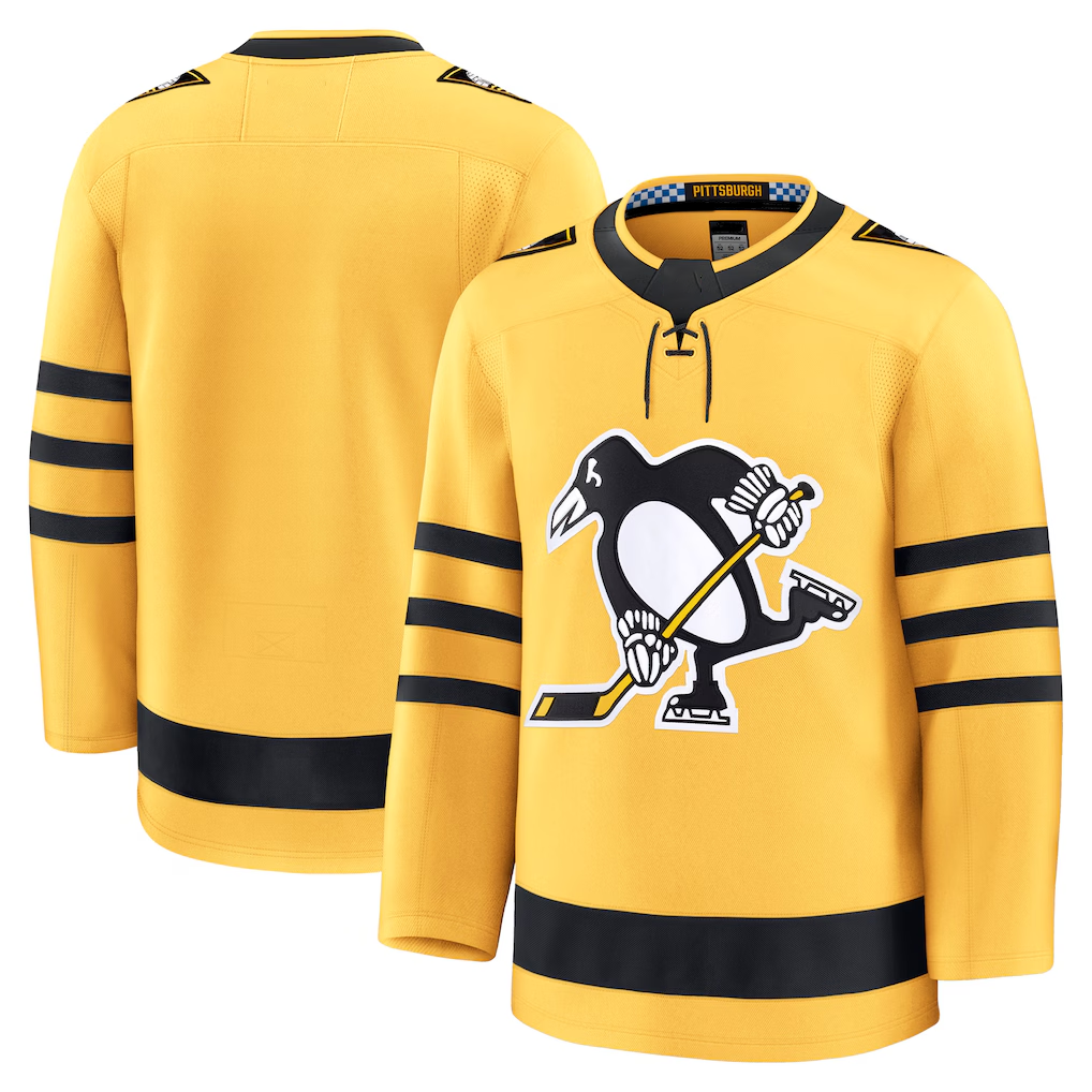 Punc P.Penguins Gold Alternate Premium Jerseys