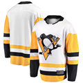 Punc P.Penguins White Away Breakaway Jerseys