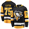 Punc P.Penguins #75 Connor Clifton Black Home Breakaway Jerseys