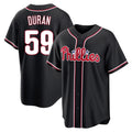 Punc P.Phillies #59 Jhoan Duran Player Black Fashion Out Home Game Stitched Jerseys