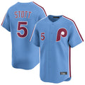 Punc P.Phillies #5 Bryson Stott Player Light Blue Home Limited Stitched Jerseys