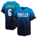Punc P.Phillies #6 Ryan Howard Player Blue City Connect Home Limited Stitched Jerseys