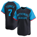 Punc P.Phillies #7 Trea Turner Player Navy National League All-Star Limited Game Stitched Jerseys