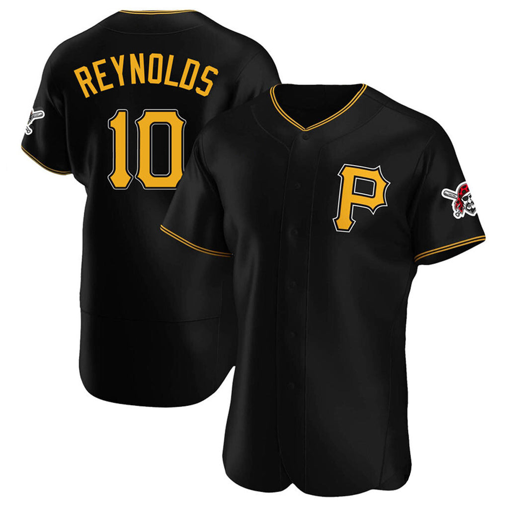 Punc P.Pirates #10 Bryan Reynolds Player Black Alternate 2025 Home Limited Elite Stitched Jerseys