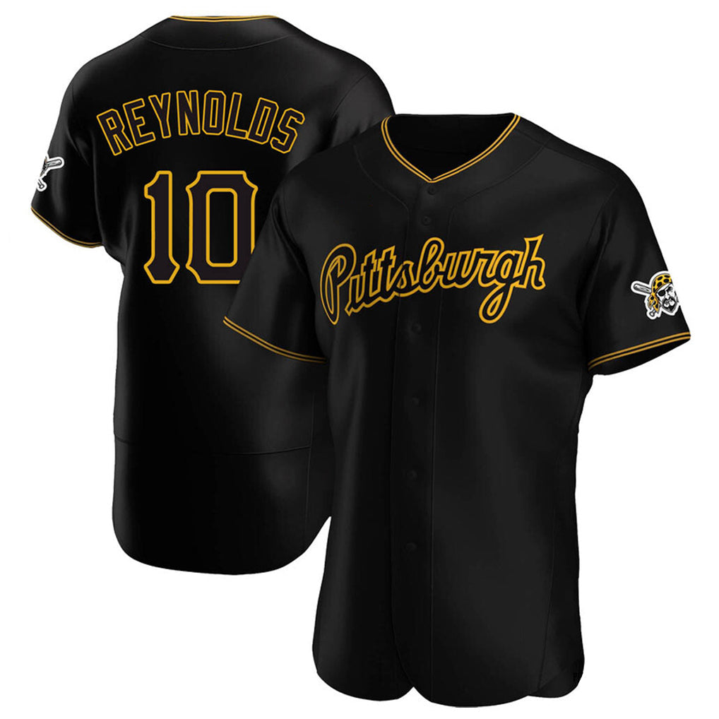 Punc P.Pirates #10 Bryan Reynolds Player Black Home Limited Elite Stitched Jerseys