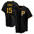Punc P.Pirates #15 Oneil Cruz Player Black Alternate 2025 Home Game Stitched Jerseys