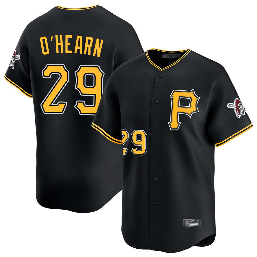Punc P.Pirates #29 Ryan O'Hearn Player Black Alternate Limited Game Stitched Jerseys
