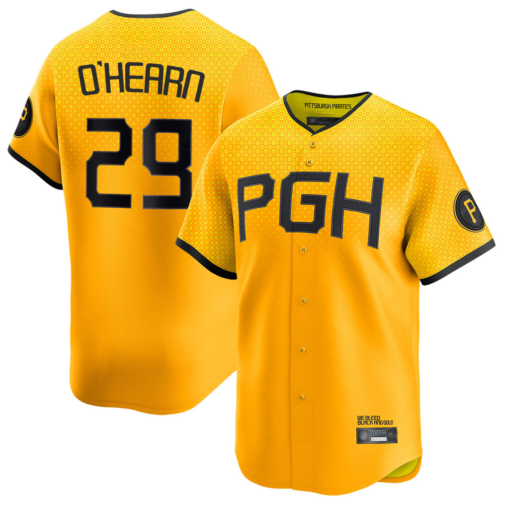 Punc P.Pirates #29 Ryan O?¡®Hearn Player Gold City Connect Home Limited Stitched Jerseys