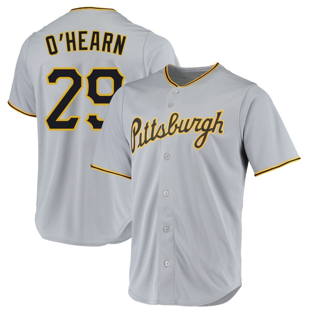 Punc P.Pirates #29 Ryan O?¡®Hearn Player Gray Road Home Game Stitched Jerseys