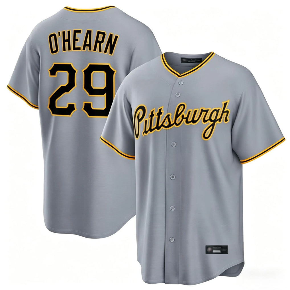 Punc P.Pirates #29 Ryan O?¡®Hearn Player Gray Road Home Limited Game Stitched Jerseys