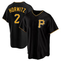 Punc P.Pirates #2 Spencer Horwitz Player Black Alternate 2025 Home Game Stitched Jerseys