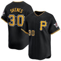 Punc P.Pirates #30 Paul Skenes Player Black Alt Limited Home Stitched Jerseys