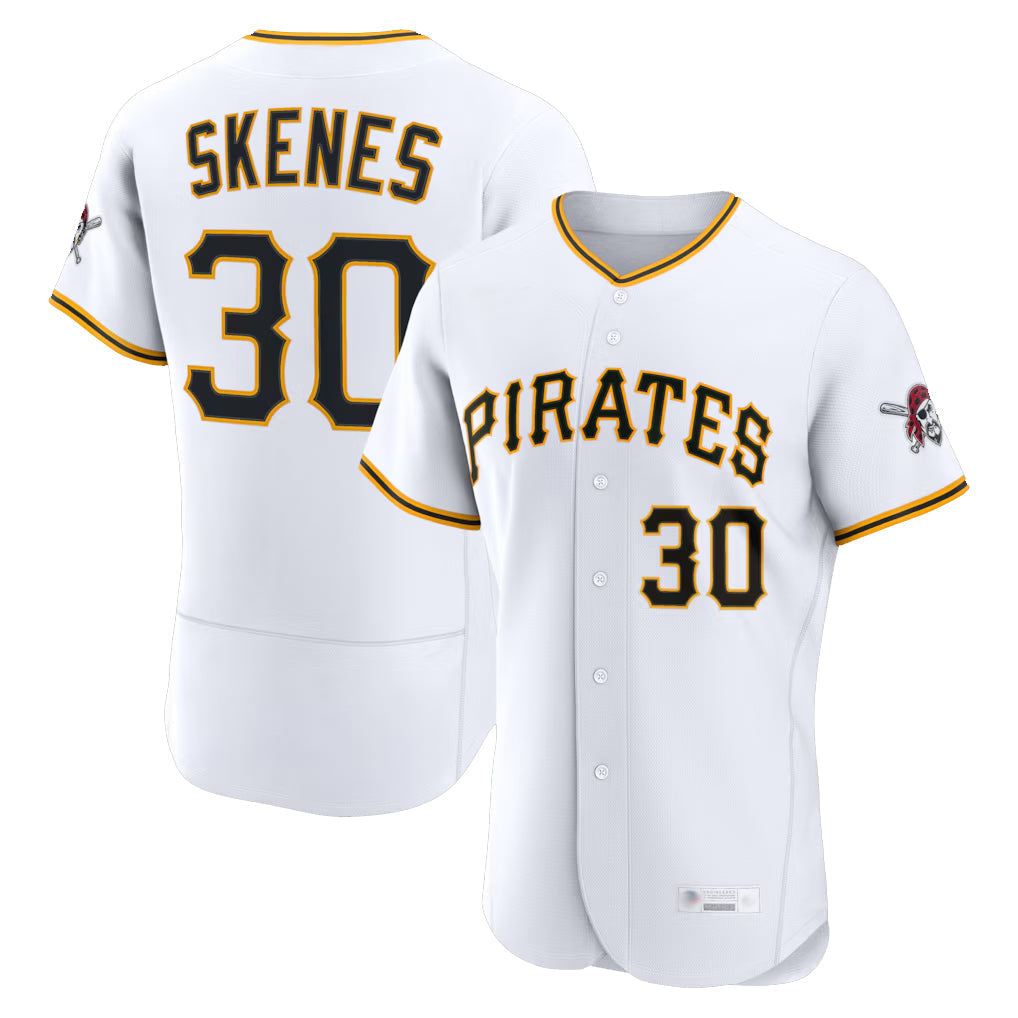 Punc P.Pirates #30 Paul Skenes Player White Home Limited Elite Stitched Jerseys