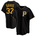Punc P.Pirates #32 Henry Davis Player Black Alternate 2025 Home Game Stitched Jerseys