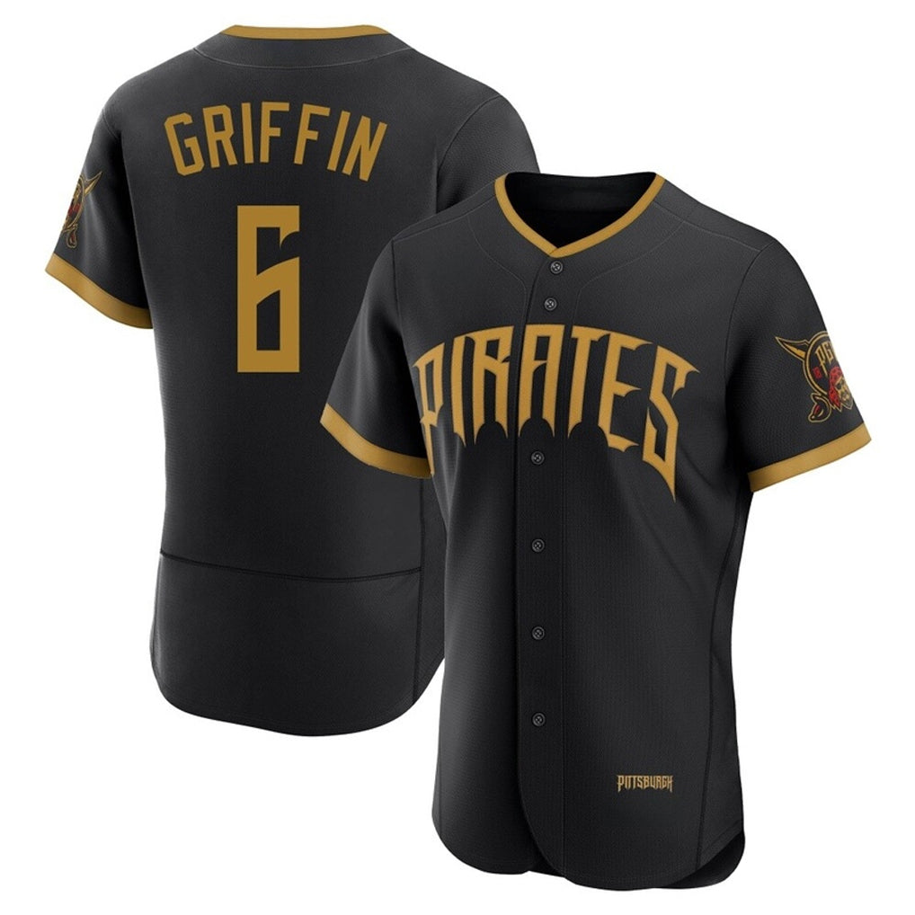 Punc P.Pirates #6 Konnor Griffin Player Black 2026 City Connect Home Limited Elite Stitched Jerseys
