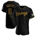 Punc P.Pirates #6 Konnor Griffin Player Black Home Limited Elite Stitched Jerseys