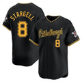Punc P.Pirates #8 Willie Stargell Player Black Alt Home Limited Stitched Jerseys