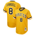 Punc P.Pirates #8 Willie Stargell Player Gold Mitchell & Ness Cooperstown Collection 1979 Limited Stitched Jerseys