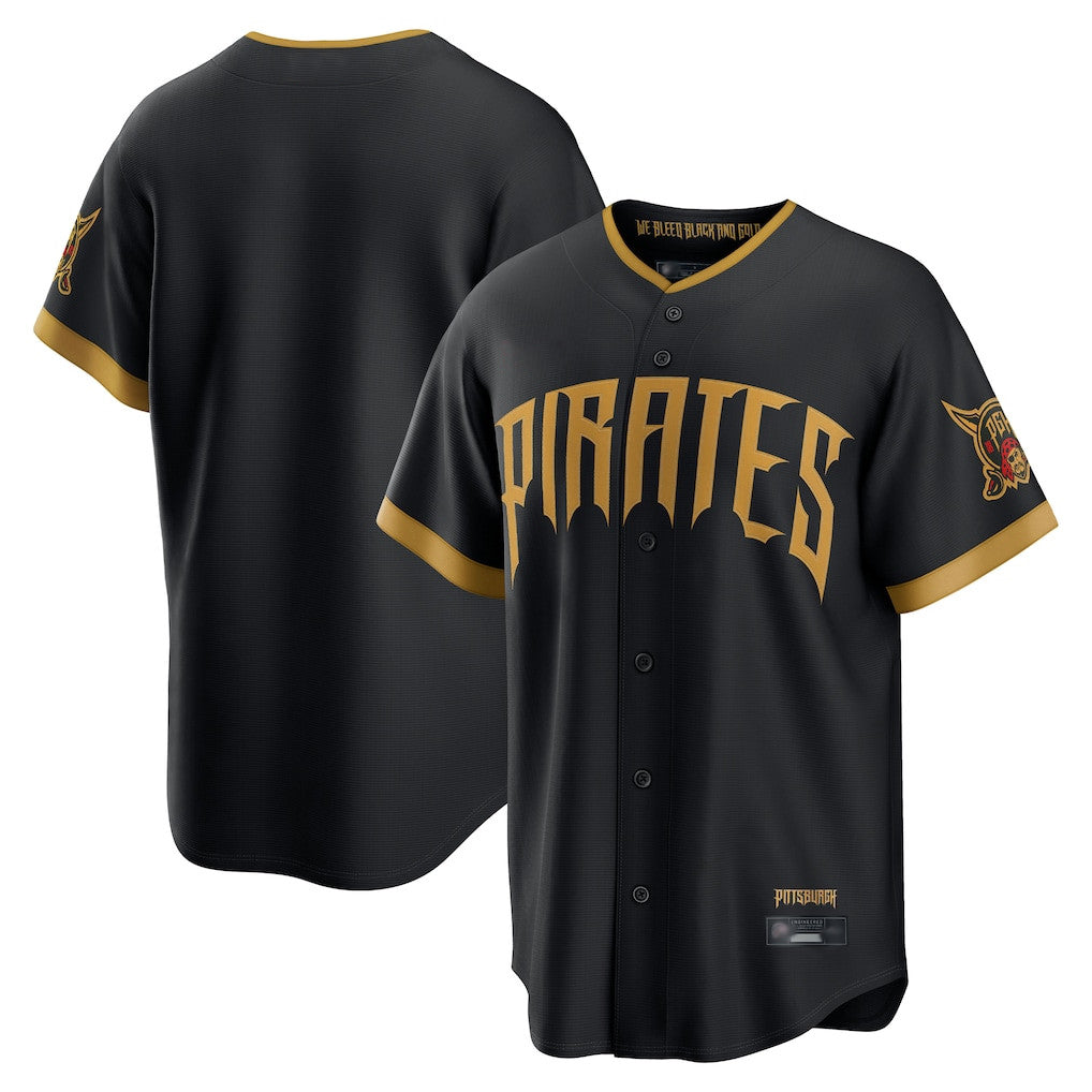 Punc P.Pirates Blank Player Black 2026 City Connect Home Limited Stitched Jerseys