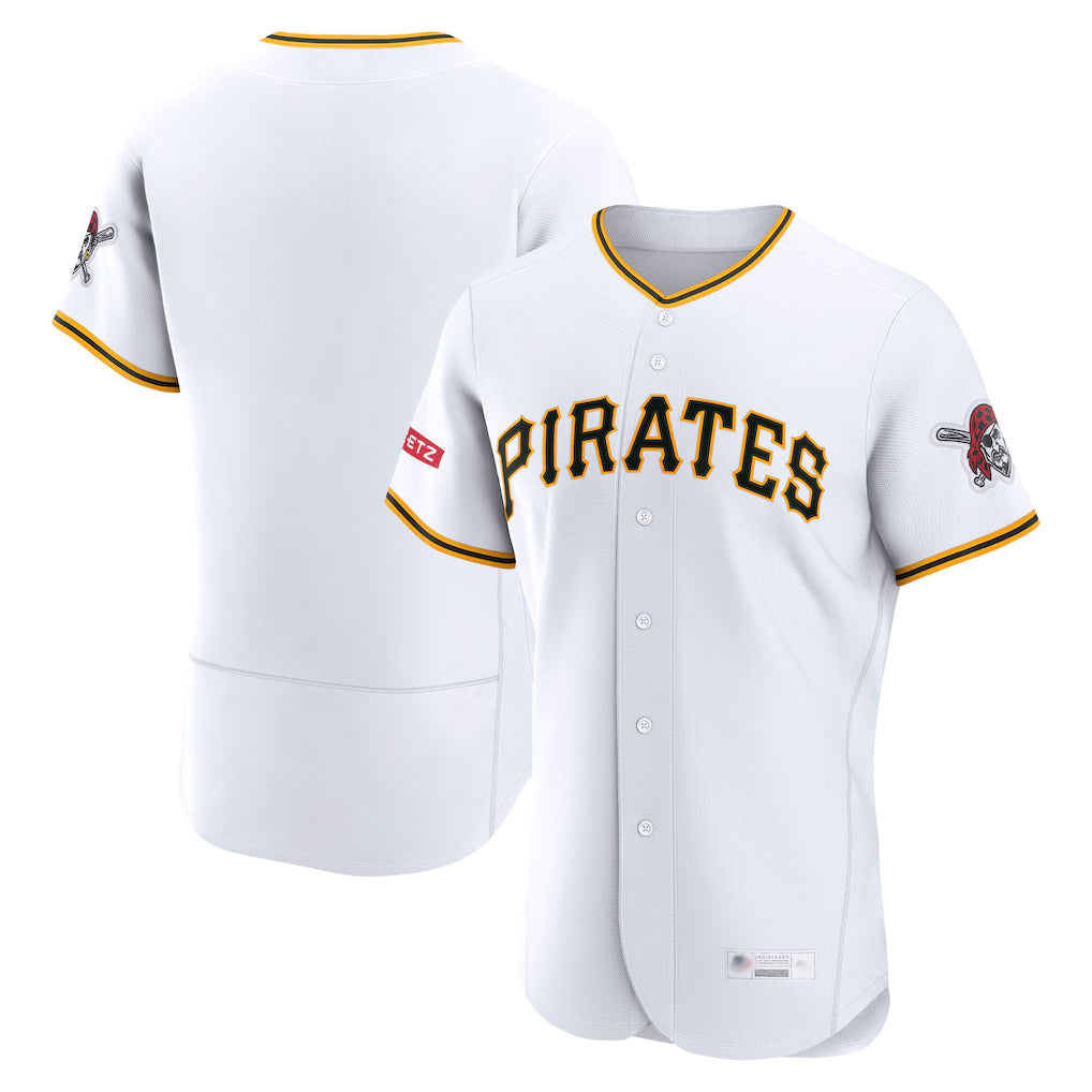 Punc P.Pirates Blank Player White Home Limited Elite Stitched Jerseys