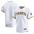 Punc P.Pirates Blank Player White Home Limited Stitched Jerseys