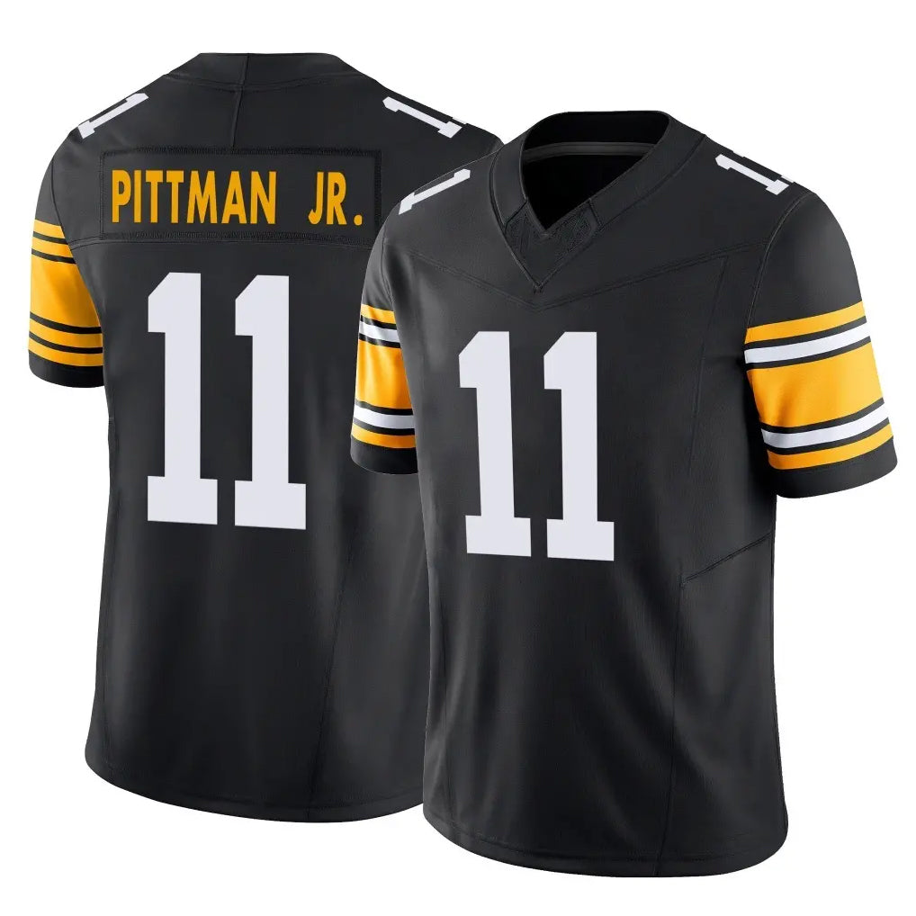 Punc P.Steelers #11 Michael Pittman Jr. Player Black Limited Alternate Vapor F.U.S.E. Home Game Stitched Jerseys