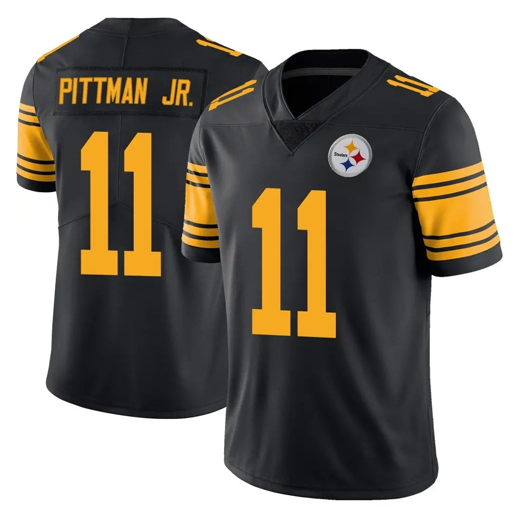 Punc P.Steelers #11 Michael Pittman Jr. Player Black Limited Color Rush Home Game Stitched Jerseys